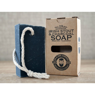 Savon Visage et corps Irish Stout & Charcoal Dr K Soap Company 