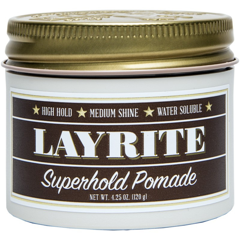 Cire pour cheveux Superhold Pomade Layrite