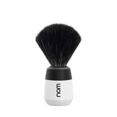 Blaireau Max NOM noir et blanc Black Fibres