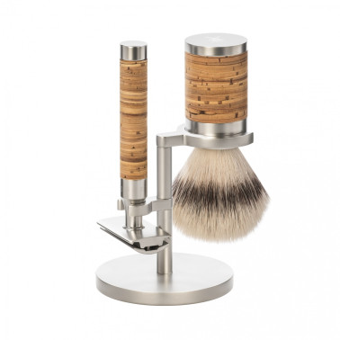 Set de rasage traditionnel ROCCA Mühle Bouleau