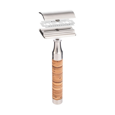 Set de rasage traditionnel ROCCA Mühle Bouleau