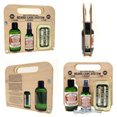 Kit " Beard  Care System"  Woodland Dr K Soap Company 