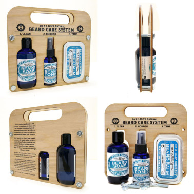 Kit " Beard  Care System"  Fresh lime Dr K Soap Company 