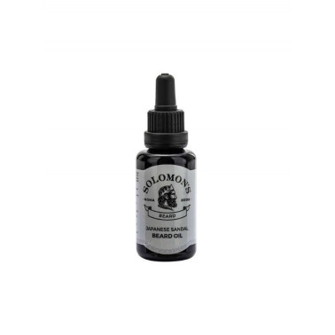 Huile pour la barbe au Santal Japonais Solomon's Beard