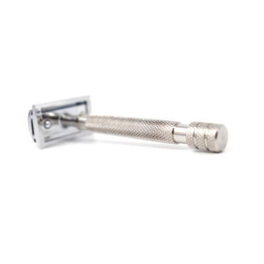 Rasoir de sécurité long en Inox Gentleman Barbier
