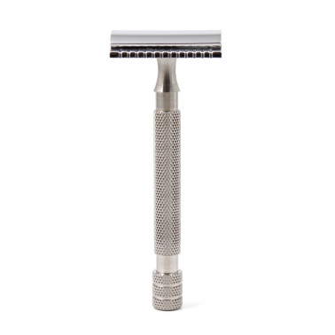 Rasoir de sécurité long en Inox Gentleman Barbier