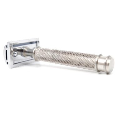 Rasoir de sécurité court en Inox Gentleman Barbier