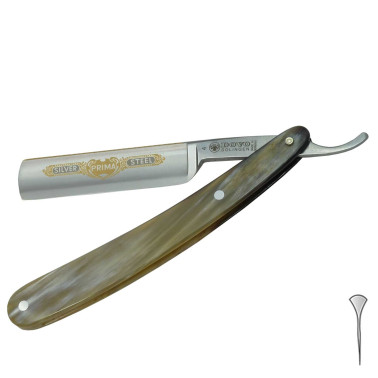 Rasoir DOVO Prima Steel Corne