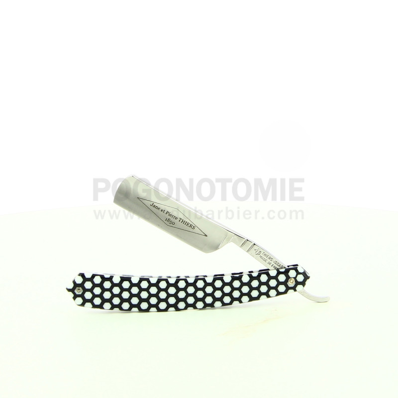 Rasoir Thiers-Issard 275 6/8 Damier Noir et Blanc