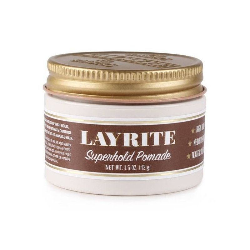 Cire pour cheveux Superhold Pomade Layrite 42 gr