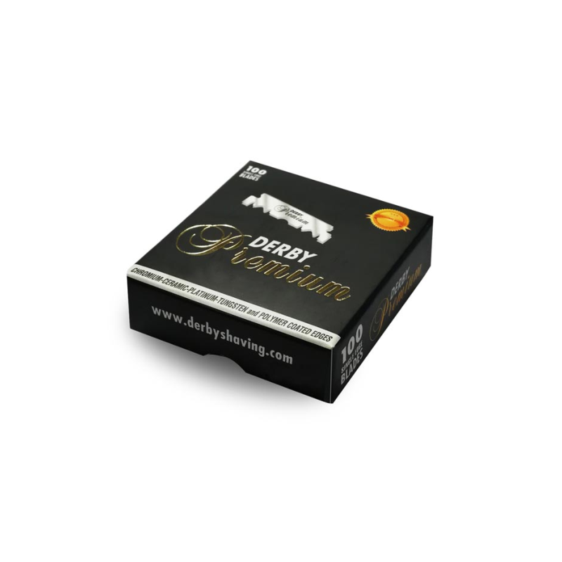 Demi-Lames Derby "Premium" en acier 1 paquet de 100