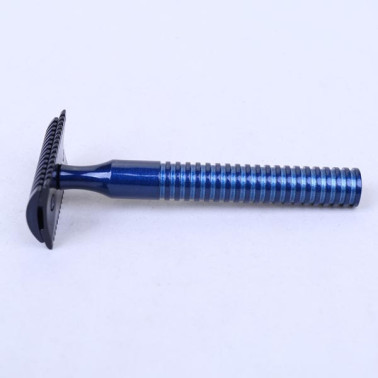 Rasoir de sécurité de la marque Yaqi "URIEL" bleu éléctrique