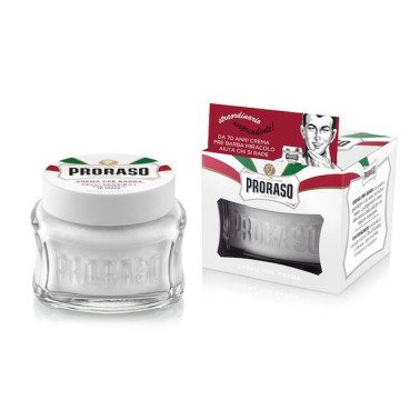 Crème avant rasage Proraso ligne blanche pot de 100ml