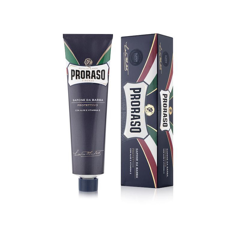 Crème de rasage Proraso ligne bleue - Aloes et vitamine E