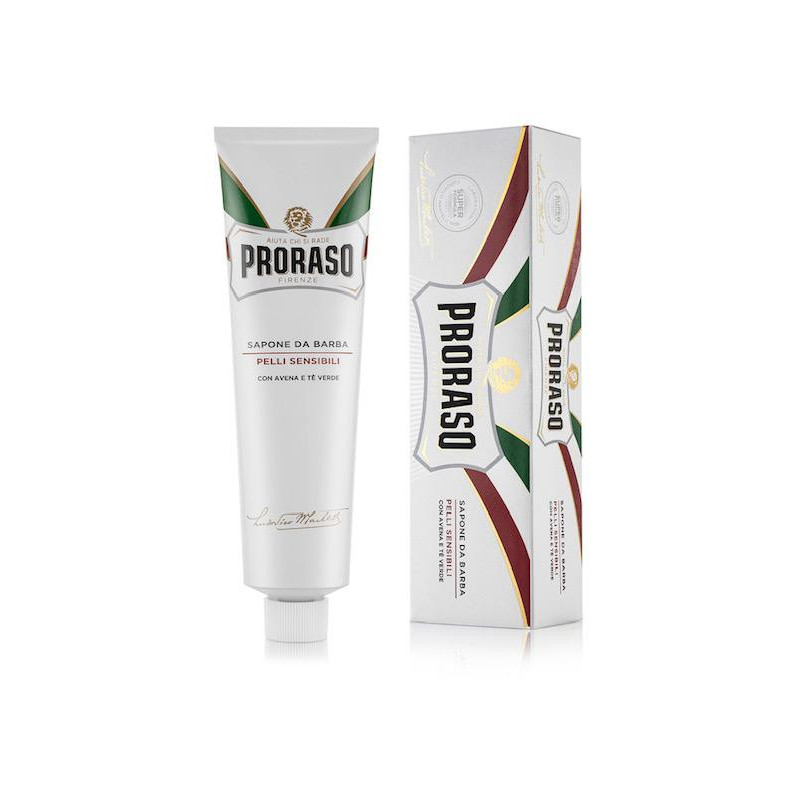Crème de rasage Proraso ligne blanche - thé vert avoine