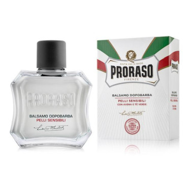 Après-rasage Proraso ligne blanche Thé vert & avoine