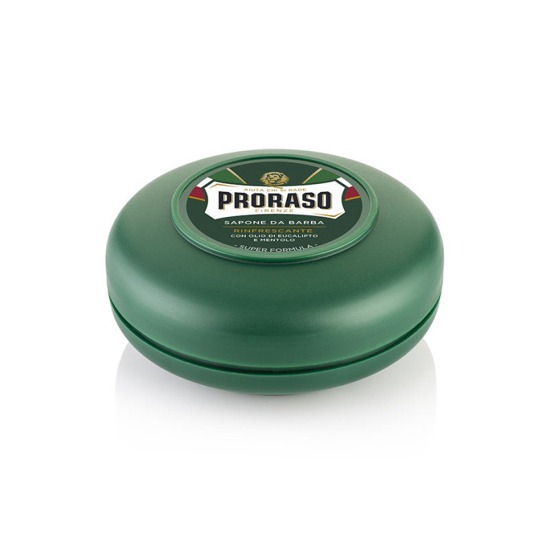 Petit Savon à raser en pot plastique 75g Proraso vert