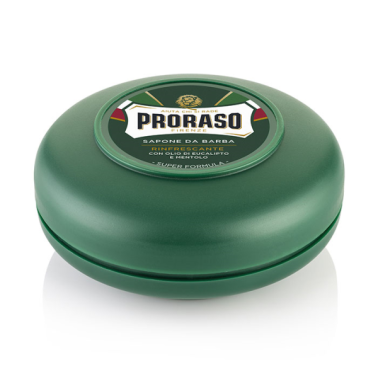 Petit Savon à raser en pot plastique 75g Proraso vert