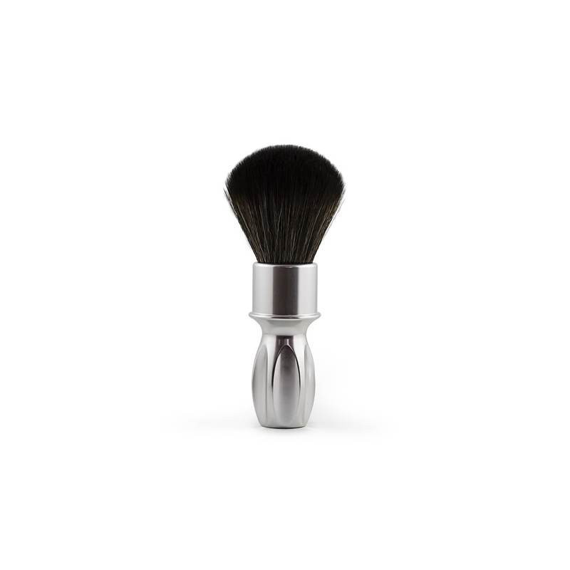 Blaireau de rasage 400 synthetic manche argent Raz...