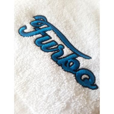 Serviette de Rasage blanche 100% coton 50x90 cm Furbo