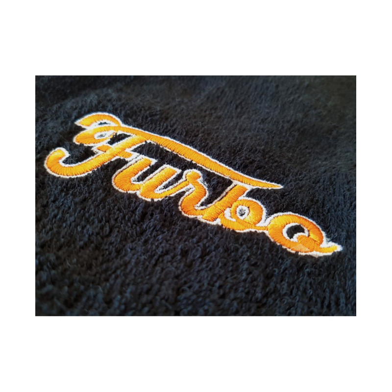 Serviette de Rasage noire 100% coton 50x90 cm Furbo
