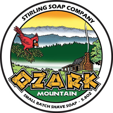 Savon de rasage Ozark Mountain Stirling Soap Company