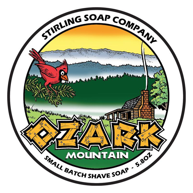 Savon de rasage Ozark Mountain Stirling Soap Company