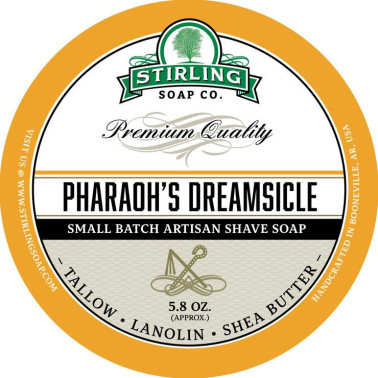 Savon de rasage Pharaoh's Dreamsicle Stirling Soap Company