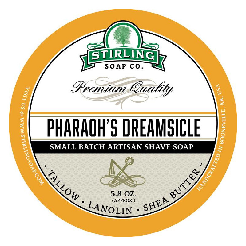 Savon de rasage Pharaoh's Dreamsicle Stirling Soap Company
