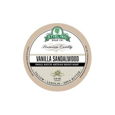 Stirling Soap Company
Vanilla Sandalwood - Shave Soap
