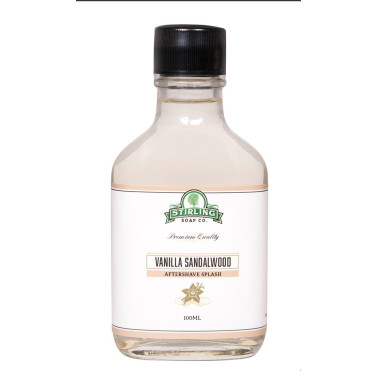 Apres Rasage Splash Vanilla Sandalwood Stirling Soap Company