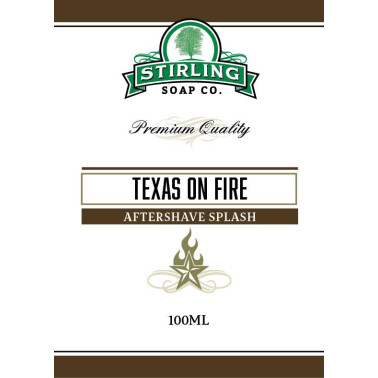 Apres Rasage Splash Texas on Fire Stirling Soap Company