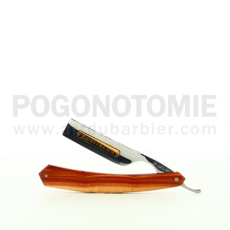 Rasoir coupe chou signé Thiers-Issard Prunier Chevron doré