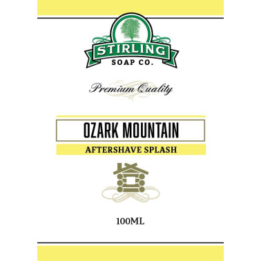 Apres Rasage Splash Ozark Moutain Stirling Soap Company
