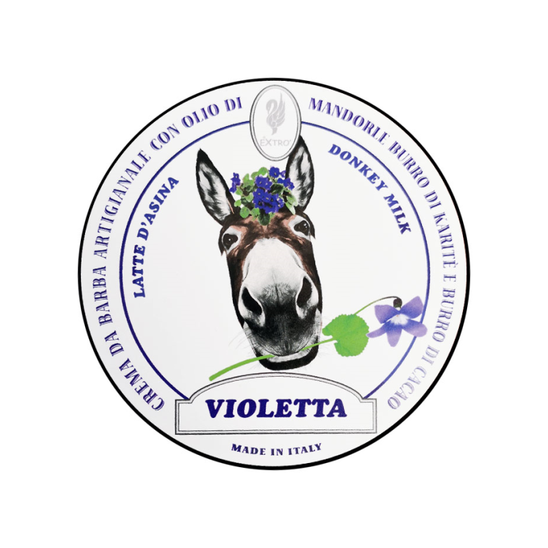 Crème de rasage parfum "Violetta" signé EXTRO Cosmesi