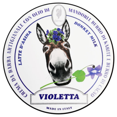 Crème de rasage parfum "Violetta" signé EXTRO Cosmesi