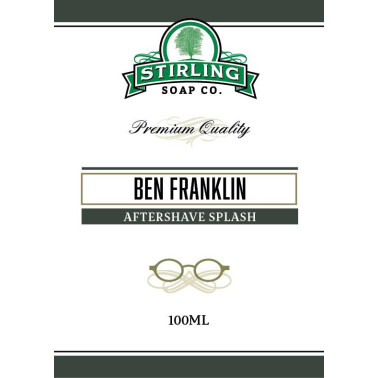 Après Rasage Splash Ben Franklin Stirling Soap Company
