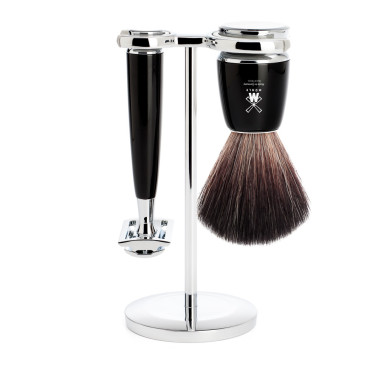 Coffret rasoir de sécurité - Mühle Rytmo couleur noir