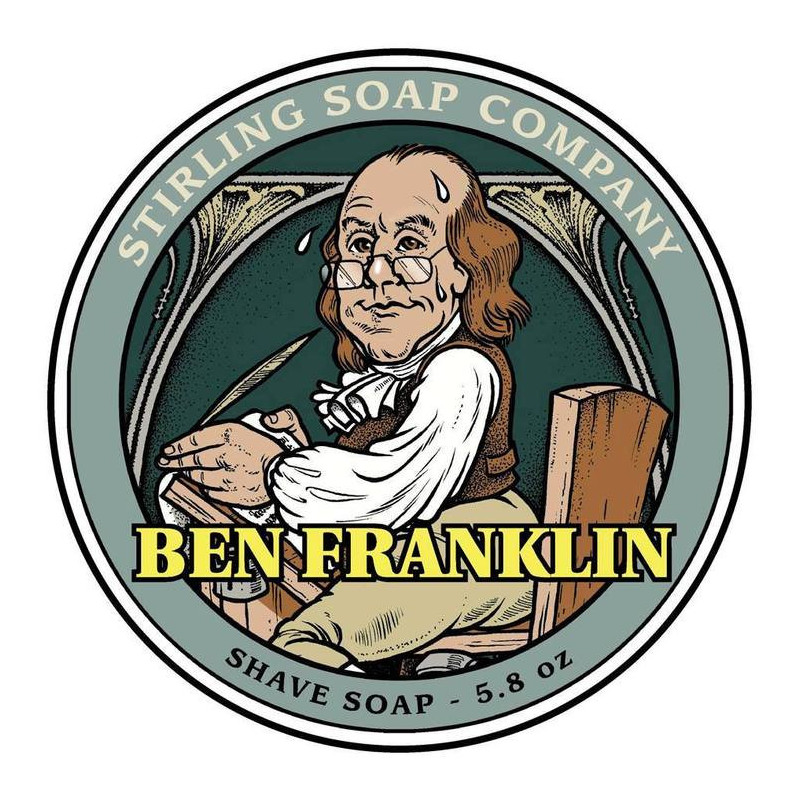 Savon de rasage Ben Franklin Stirling Soap Company