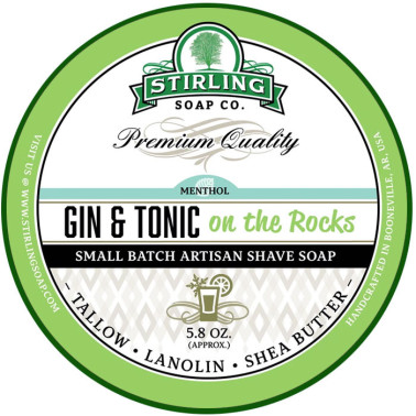 Savon de rasage Gin & Tonic on the Rocks Stirling ...