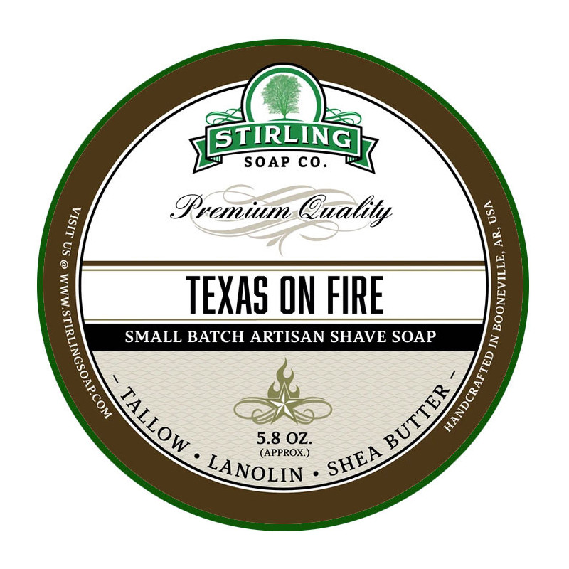Savon de rasage Texas on Fire Stirling Soap Compan...