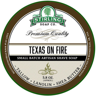 Savon de rasage Texas on Fire Stirling Soap Compan...