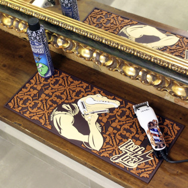 Tapis de barbier Hey Joe en caoutchouc Attitude