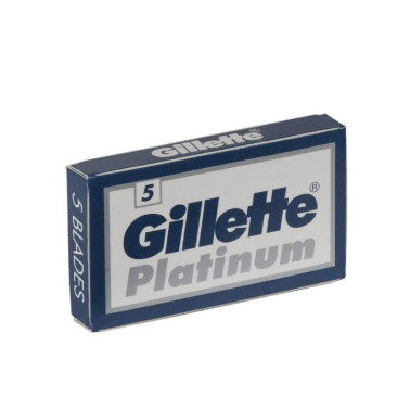 Lames Gillette Platinium de sécurité par 5