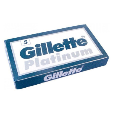 Lames Gillette Platinium de sécurité par 5