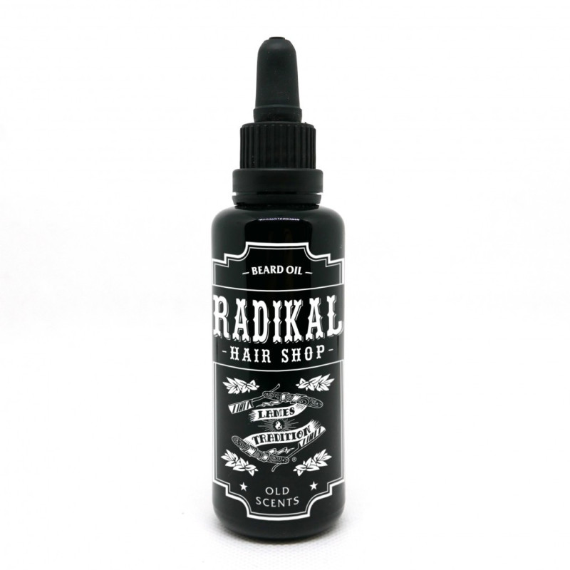 Huile à barbe nourissante "Old Scents" -Radikal Hair Shop