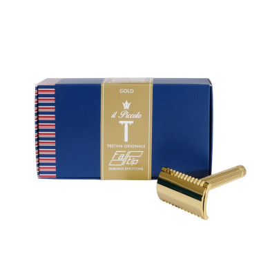 Rasoir de sécurité FATIP Piccolo Peigne ouvert Gold