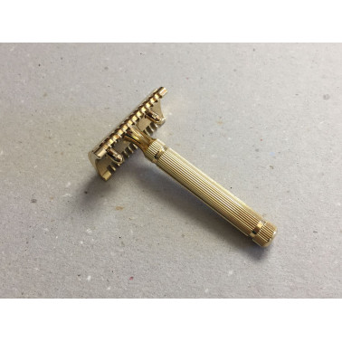 Rasoir de sécurité FATIP Piccolo Peigne ouvert Gold