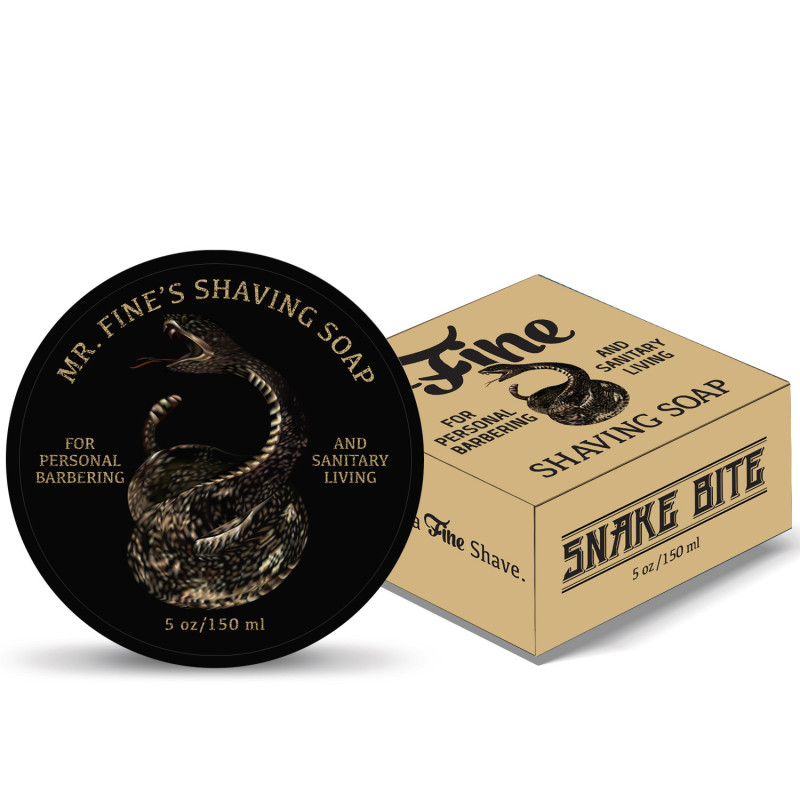 Savon de rasage "Snake bite" signé Fine 21st Century