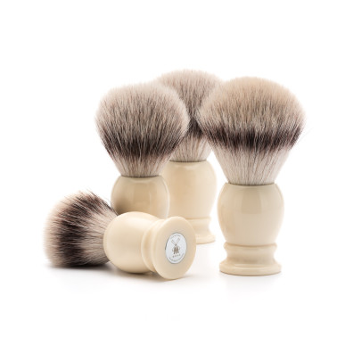 Blaireau de rasage, poils synthétiques - Mühle Classic ivoire